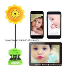 Home Security Sunflower Design Wireless Baby Monitor WiFi Camera DVR for iPhone iPad Android